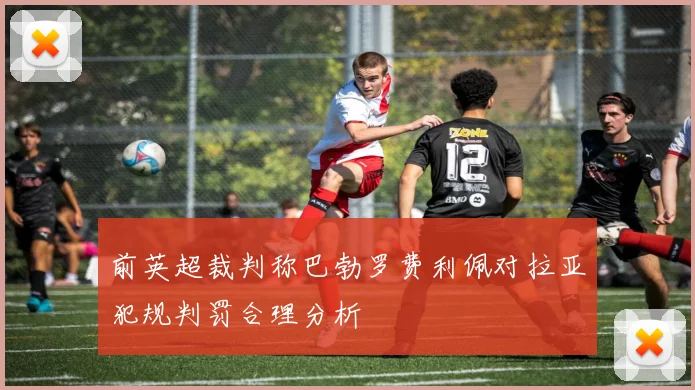 前英超裁判称巴勃罗费利佩对拉亚犯规判罚合理分析